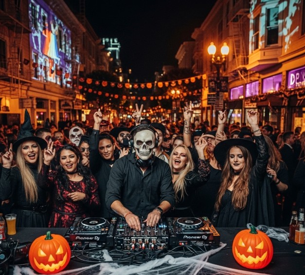 Live DJ Halloween party San Francisco