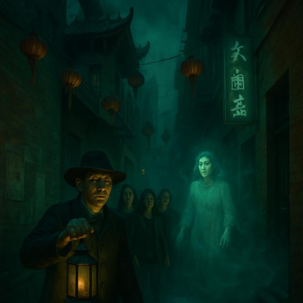 Haunted alley in Chinatown San Francisco during ghost tour