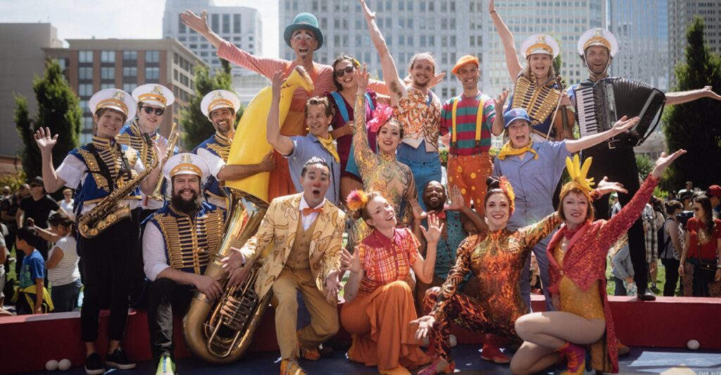 Musicians performing at Yerba Buena Gardens during Labor Day weekend San Francisco 2025