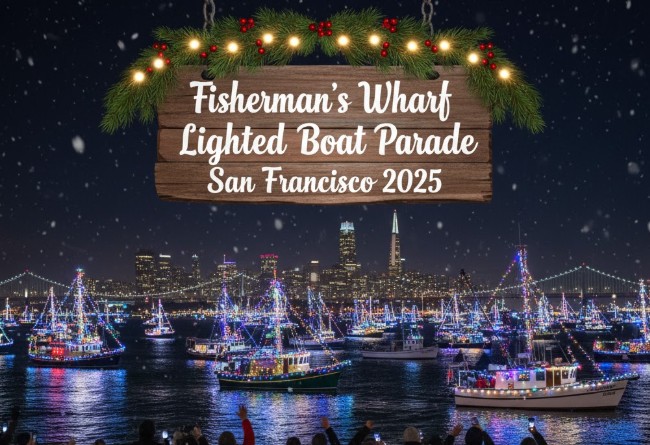 Fisherman’s Wharf Lighted Boat Parade San Francisco 2025