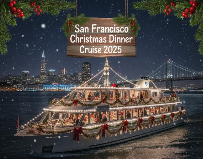 San Francisco Christmas dinner cruise 2025