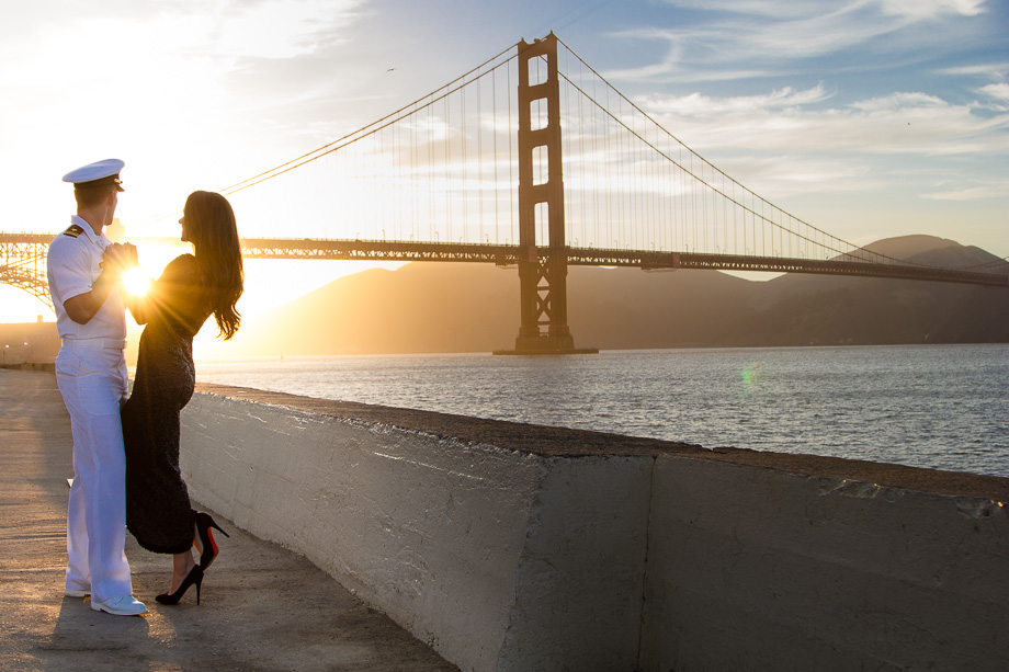Couple walking hand-in-hand along the Golden Gate Bridge at sunset - Valentine’s Day San Francisco 2026: Romantic Things to Do, Events & Getaway Ideas